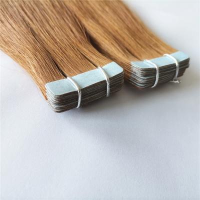 China European Double Nano Hair Tape In Hair Russian Pulled Hair Extension,Remy Tape In Hair Extension Natural High Quality for sale