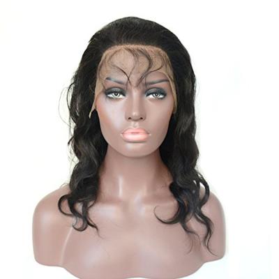 China Curly Curly Body Wave Virgin Hair 360 Lace Frontal Wig With Baby Hair for sale