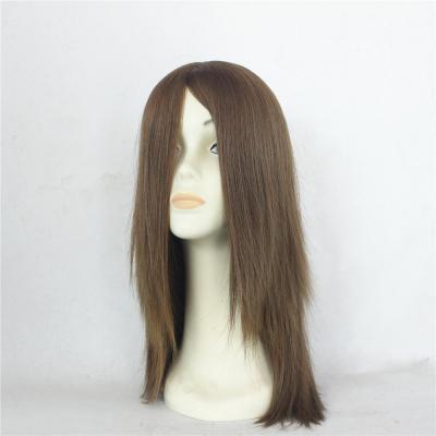 China 10A Mink Wave Hair Silky Straight Hair Top Jewish Kosher Jewish Wigs Good Quality Silky Straight Brazilian Hair Silk Base Wigs for sale