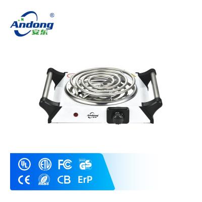 China Mini RV Safety Cooking Coil Hot Plate Single Burner With Handle Cast Iron Charcoal Burner For Cooking for sale