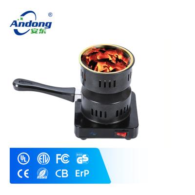 China Durable In 220V 650W Running Black Electric Charcoal Burner BBQ Accessories For Shisha With VDE Plug for sale