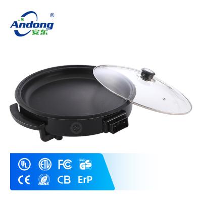 China Hotel round electric pan, mini electric pan, electric pizza pan for sale