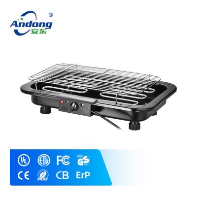 China Hotel Andong 2000w latest outdoor tabletop electric barbecue grill griddle for sale