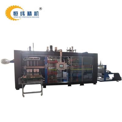 China TradeAssurance Fully Automatic Vacuum Cake Box Machine Thermoforming Integrated Cutting for sale