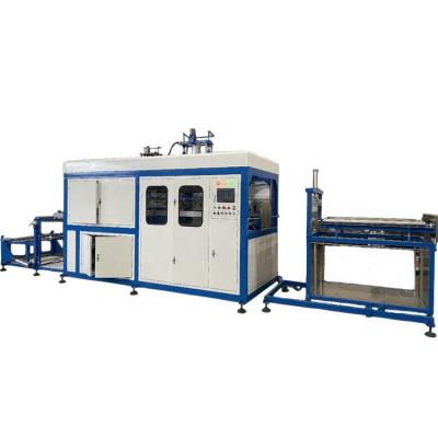 China Factory new design semi-automatic disposable plastic plate making machine for making PET PS film for sale