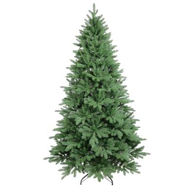 China Premium Hinged Christmas Tree PE Artificial Solid Tree Green Artificial Tree For Sale for sale