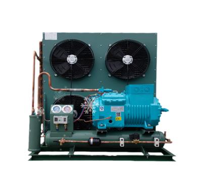 China Frozen Semi Hermetic Refrigeration Equipment Reefer Container Transport Compressor Air Cooled Chiller Condensing Units for sale