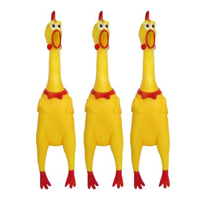 China Chicken Bird Viable Screaming Large Backpack Toy Pet Grooming Toys for sale