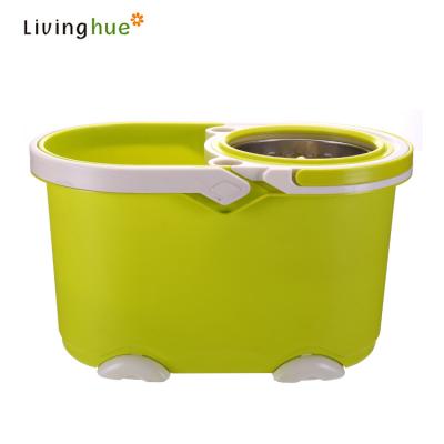 China 2019 Viable Sell Well New Type Microfiber Flat Rotation Floor Mop Patent Mop Bucket New for sale