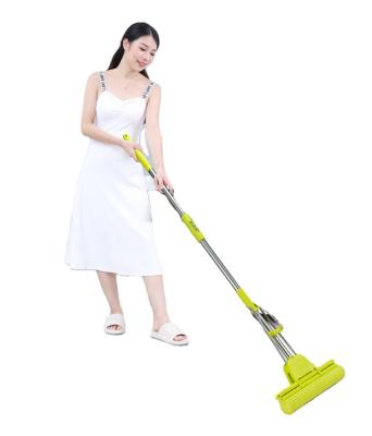 China Sustainable Floor Cleaning Tool Telescopic Pole PVA Sponge Mop for sale