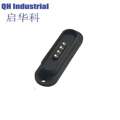 China Good Price Strong Force Spring Load Pitch Waterproof Male Female 2 3 4 5 6 7 8 9 Pin Magnetic Pogo Pin Connector zu verkaufen