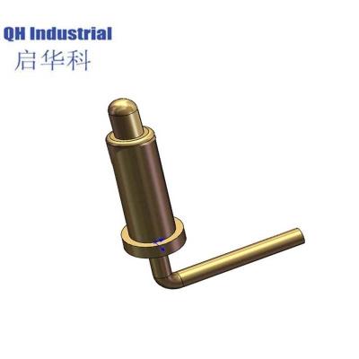 중국 Plated Gold Pins Probe Spring PCB Welding Pogo Pin Contact Electrical Brass Copper Connector Terminal Male Female 판매용