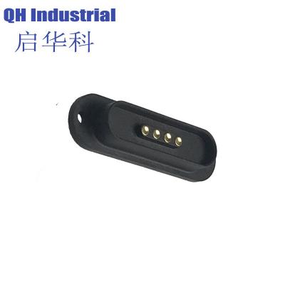 중국 High quality waterproof 2 3 4 5pin connector high power magnetic pogo pin connector smart device magnetic charging 판매용