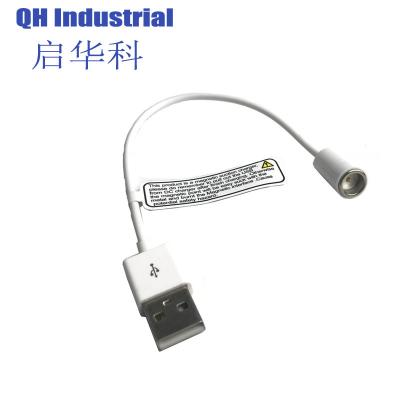 China Wholesale on stock round type magnetic charging cable mobile phones usb fast charging charger usb charging data cable for sale