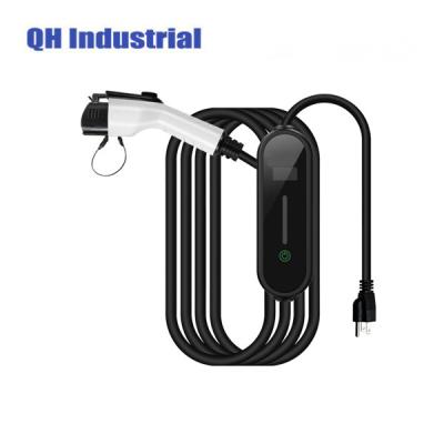 Chine Meilleur prix 1-16 A courant réglable 3,5 kW 7 kW 11 kw AC Car Portable EV Charger Type 1 2 Chargeur électrique à vendre