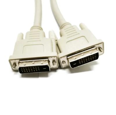 China DVI 24+1 Doppelverbindungskabel Männlich zu Männlich Digital Video Monitor DVI Kabel Stecker Adapter für HDTV Gaming Monitor Projektor Computer zu verkaufen