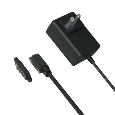 China Schnell aufladen 2 Pins Smartwatch Kabel magnetische Paarung Adapter Ladekabel smart tragbar 2,8 mm männlich weiblich Pogo Pin Stecker zu verkaufen