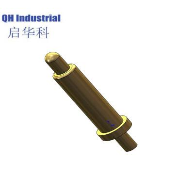 China DIP 7.0mm Length Brass Mobile Phone Battery SMT DIP Double Ends Right Angle IDI Pogo Pin for sale