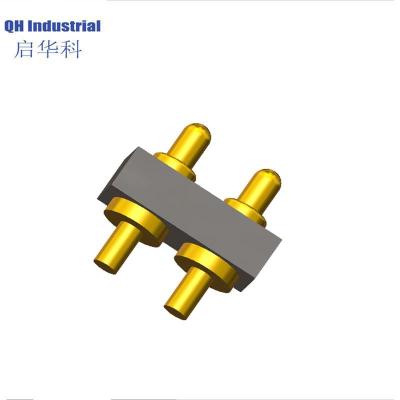 중국 2Pin 2.54mm Pitch 포르투갈 CE 표준 통신 연결 자석 케이블 연결 자석 스프링 충전 핀 연결 판매용