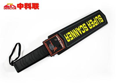 China LED Indicator Hand Held Metal Detector , Audio Alert Handheld Body Scanner for sale