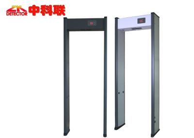 China Single Detection Area Door Frame Metal Detector Indoor Use with Sound Alarm for sale