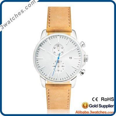 China Custom Alarm Chronograph Watch Mens Japan Quartz Movement for sale