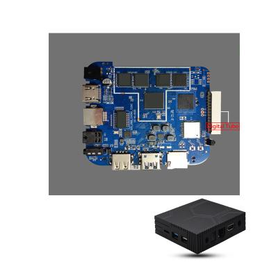 China Shenzhen OEM S905X3 quad core 8K tv box pcba 64-bit android motherboard with chipset box top pcba board android tv box pcba for sale