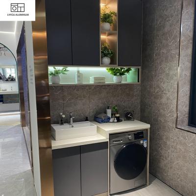 China Environmental Friendly Modern Style Full Aluminum Custom Design Laundry Room Furniture for sale