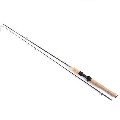 China 180cm Carbon Rod 2 Section High Carbon Casting Spinning Fishing Rod for sale