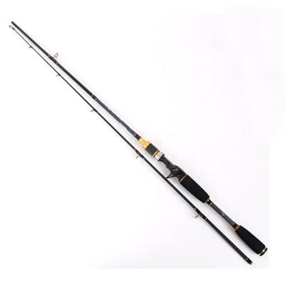 China 180cm Carbon Rod 2 Section Carbon Fishing Casting Spinning Fishing Rod for sale