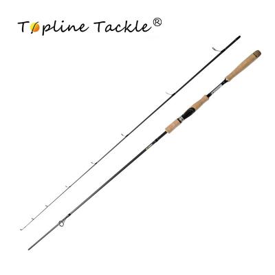 China High Quality Carbon 99% Carbon2.4M 2 Section Soft Spinning Rod For Lure Fishing Rod Lure Weight 10-30g Lure Fishing for sale