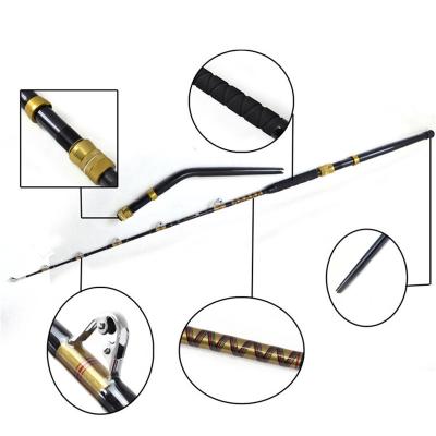 China R Roller Glass Fishing Rod And Reel Guide Fishing Rod Ugly Stick Spining Trolling 100LBS Shark Fishing Rod Tip Pac Bay Pattern Alu for sale