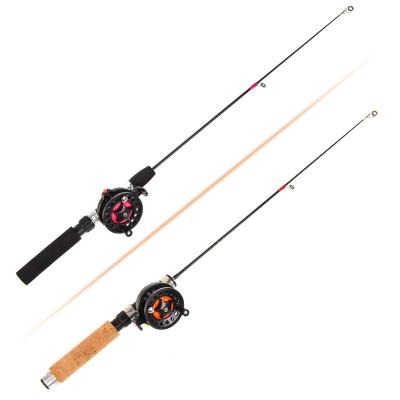 China Mini Ice Fishing Rod Reel Eeat Portable Winter Handle Fishing Wooden Accessories for sale