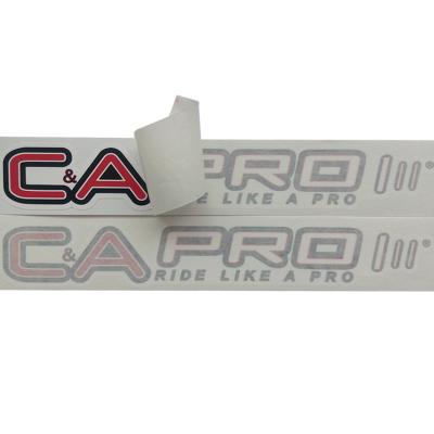 China Eco-Friendly Custom Printed Bumper Sport Racing Auto Window Cut Vinyl Lettering Transfer Decals PVC Car Stickers for sale