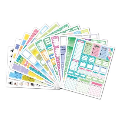 China High Quality Eco-Friendly Custom Printing Full Color Kids Happy Planner Reusable Activity Kids Sticker Book for sale