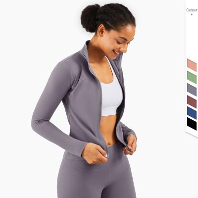 China Wholesale Breathable Sports Wear For Fitness Women Long Sleeve Lady Sport Shirt Yoga Gym Top Workout Sports Female Sportswear for sale