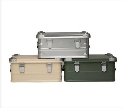 China Waterproof Outdoor Aluminum Camping Storage Case And Medical Devices Army Transport Box for sale