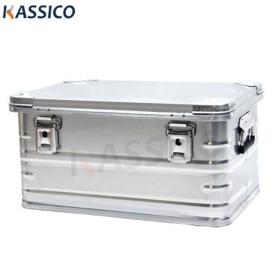 China KASSICO lightweight camping aluminum storage box for outdoor canvas camper box for sale