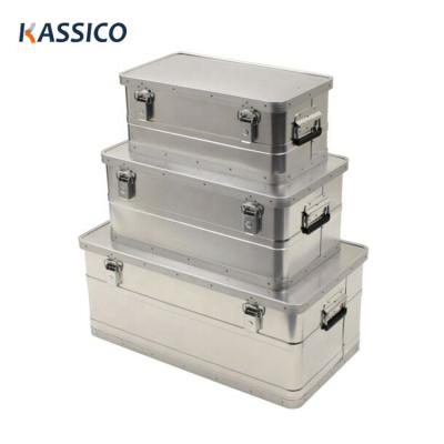 China Waterproof Aluminum Storage Transport Cases For Outdoor Medical Devices Army Transport Box for sale