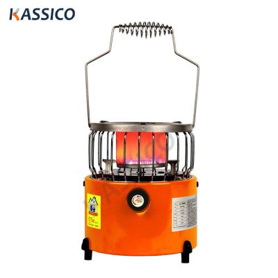 China Strong Seasoning Portable 2 in 1 Stove Camping Gas Stove Outdoor Warmer Propane Butane Tent Heater Cooking Stove for sale