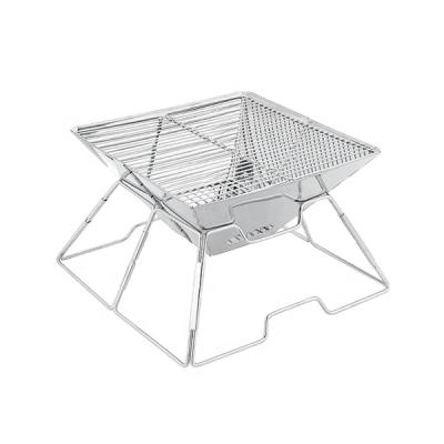 China Portable Stainless Steel Charcoal BBQ Outdoor Portable Folding BBQ Grill for sale