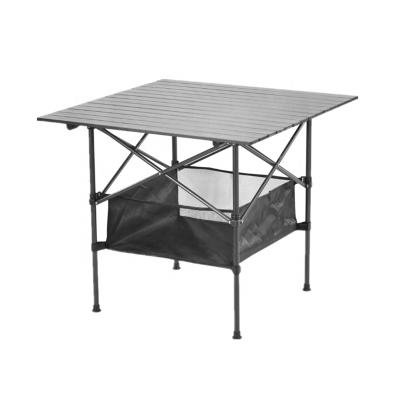 China Outdoor Camping Aluminum Equipments Folding Portable Camping Strong Table Adjustable Legs for sale