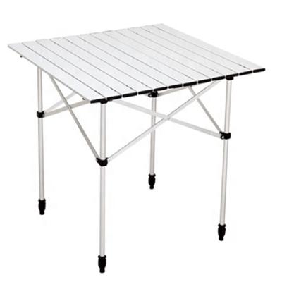 China Outdoor OEM Outdoor Folding Table Aluminum Rolled Table for sale