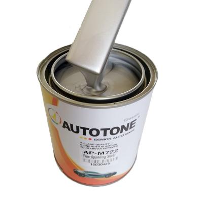 China Factory China Auto Paint metal colors 1K ,Factory direct Automotive Paint 1K Metallic Basecoat Silver Alunimum Colors for sale