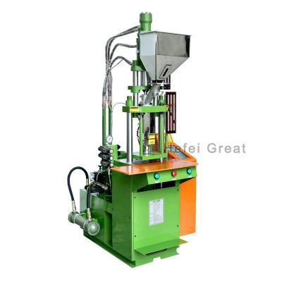 China VERTICAL USB Cable Plug Connector Mount Making Machine Plastic Injection Molding Machine for sale