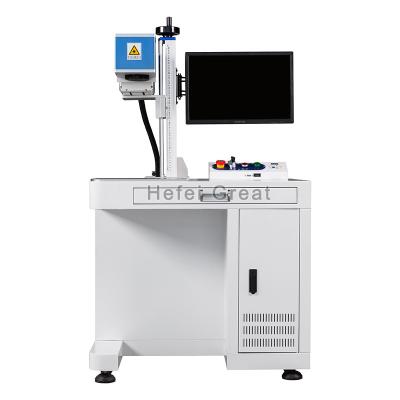 China Long Lifespan 20w 30w 50w 100W Automated Charging Portable Fiber CO2 Laser Marking Machine for sale