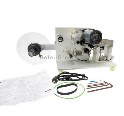 China Simple Semi-automatic Electric Wire Wrapping Tape Label Machine Tube Wire Operation Labeling Machine for sale