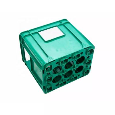 China Blank material wholesale mesh material wholesale logistics cheap light duty injection molding beer plastic crates for sale used for sale