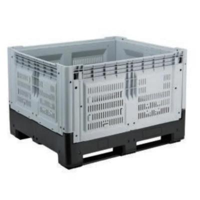 China Can Match Cover Hot Sale Strong Structure Plastic Pallet Stackable Containers for sale