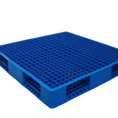 China Warehouse Storage System Warehouse Storage Double Sided China Bottom Price 1100*1100*150mm Plastic Pallet Manufacturer for sale